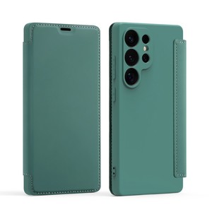 三星Galaxy S25 Ultra 16 Pro Max批发翻盖PU皮革软硅胶带卡槽保护手机套 - Product Image 1