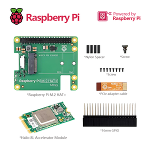 Das offizielle Raspberry Pi 5 AI Kit für Himbeer-Pi 5 kombiniert den offiziellen M.2 HAT + mit Hailo-8L AI-Beschleuniger