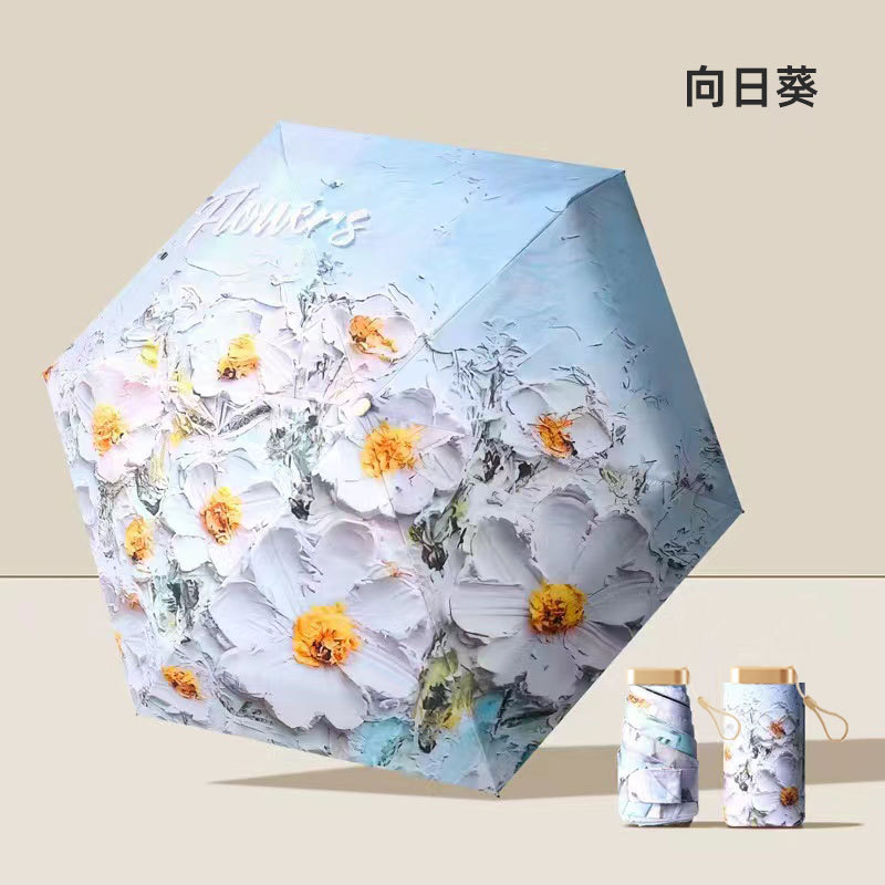 Sunflower-flat 50 6-bone oil painting