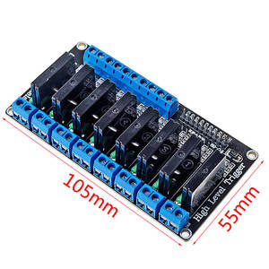 8-wege niedriges nivel ausgelöstes solid-state-relay Solid-state-relay mit Sicherung/250V2A - Product Image 6