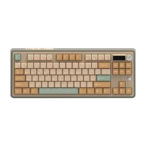 Ajazz AK870 Mechanical Gaming <strong>Keyboard</strong> With TFT Display and Knob Hot Swappable Wireless Bluetooth <strong>Keyboard</strong> for Desktop Laptop PC - Product Image 1
