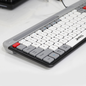 OEM Wired or Wireless 100 Keys Low Profile <strong>Keyboard</strong> Color Matching <strong>Computer</strong> <strong>Keyboard</strong> with Phone Holder for Windows Mac PC Laptop - Product Image 1
