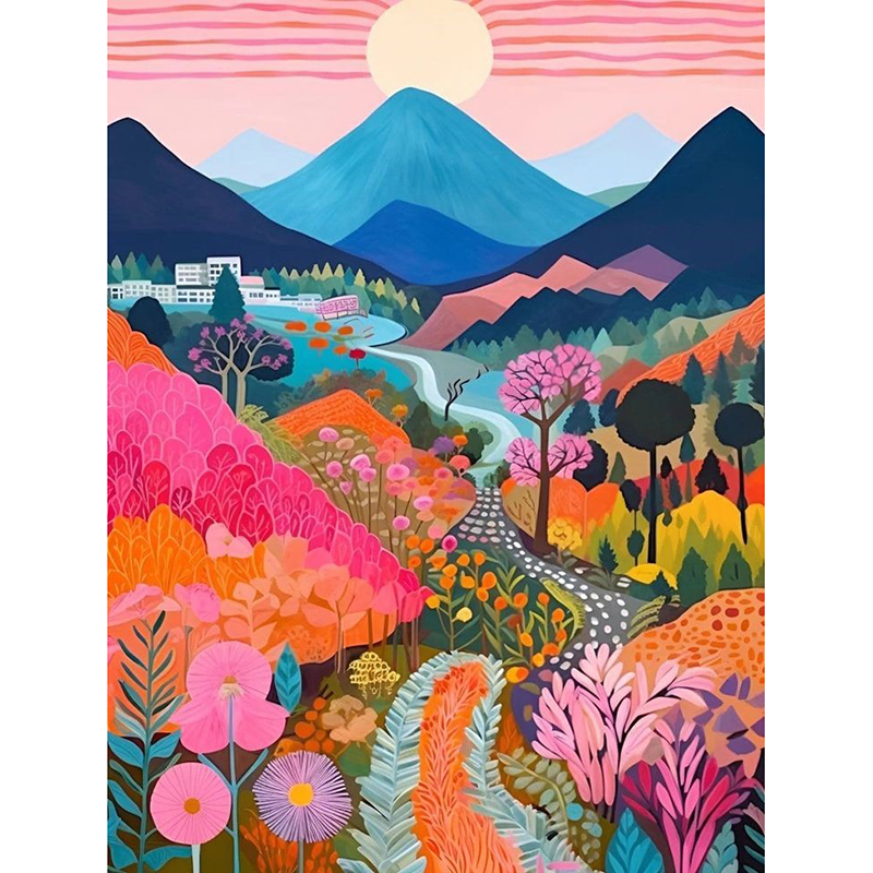 Paysage coloré 16