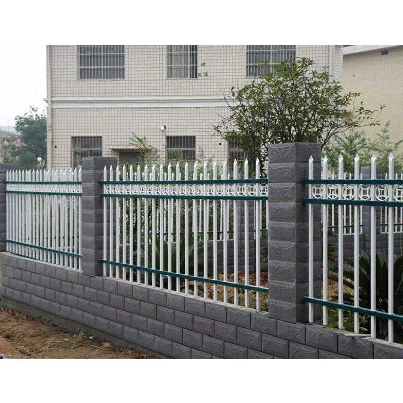 פאנל גדר בריכת כלונסאות אלומיניום חיצונית אבץ מערכת גדר פלדה ללא גדר חלודה לגינה ביתית