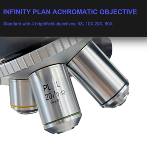 Compra en línea de microscopio metalúrgico binocular WSM1100 con fuente de luz halógena para uso experimental - Product Image 5
