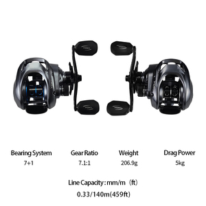 Khuyến mãi nóng! Mẫu mới về, cung cấp trực tiếp từ nhà máy - Máy câu cá kiểu Baitcasting, máy câu cá nước ngọt - Product Image 3