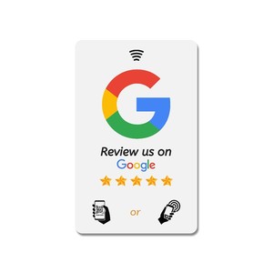 Control DE ACCESO Google Url Link Tarjeta de comentarios Tarjeta de negocios Color Mate Tarjeta Nfc - Product Image 3