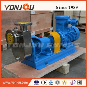 YONJOU PUMPS遠心ポンプステンレス鋼電気Ceロータリーベーン真空ポンプ標準2 Hp低圧、2バー40 Mm SS316 - Product Image 5