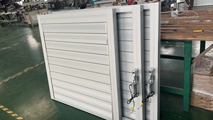 Cửa Chớp nhôm có động cơ cửa sổ jalousie ngoài trời cửa sổ điện khói lửa - Product Image 2