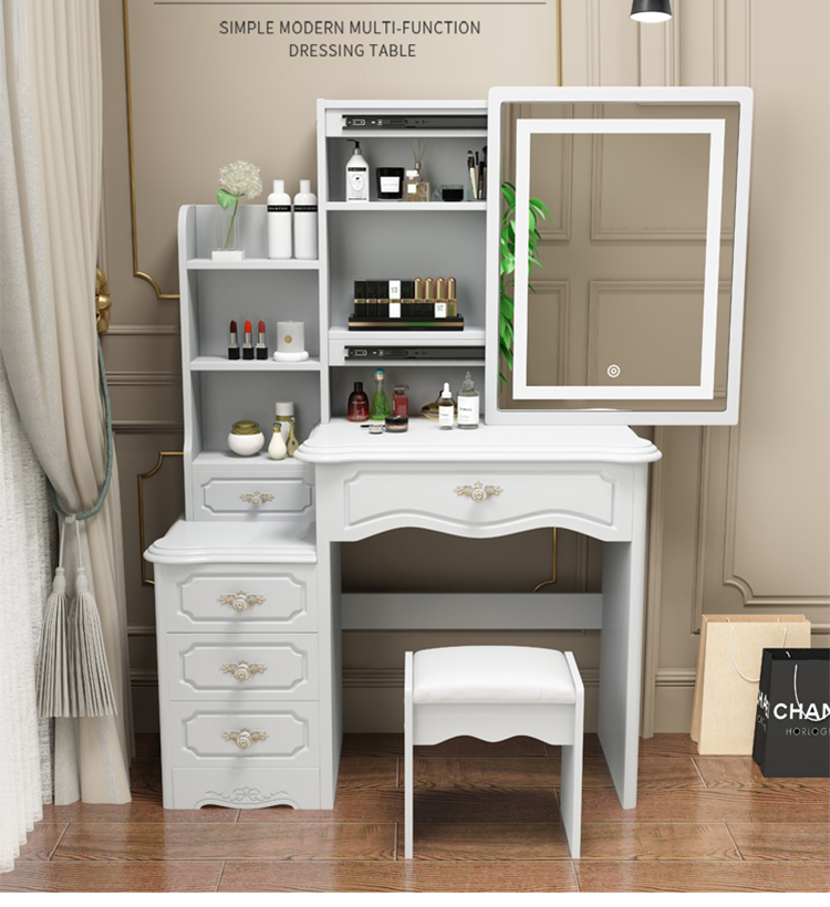 Bedroom Makeup Dresser With Mirror Set Storage Dresser With Mirror Dressing Table