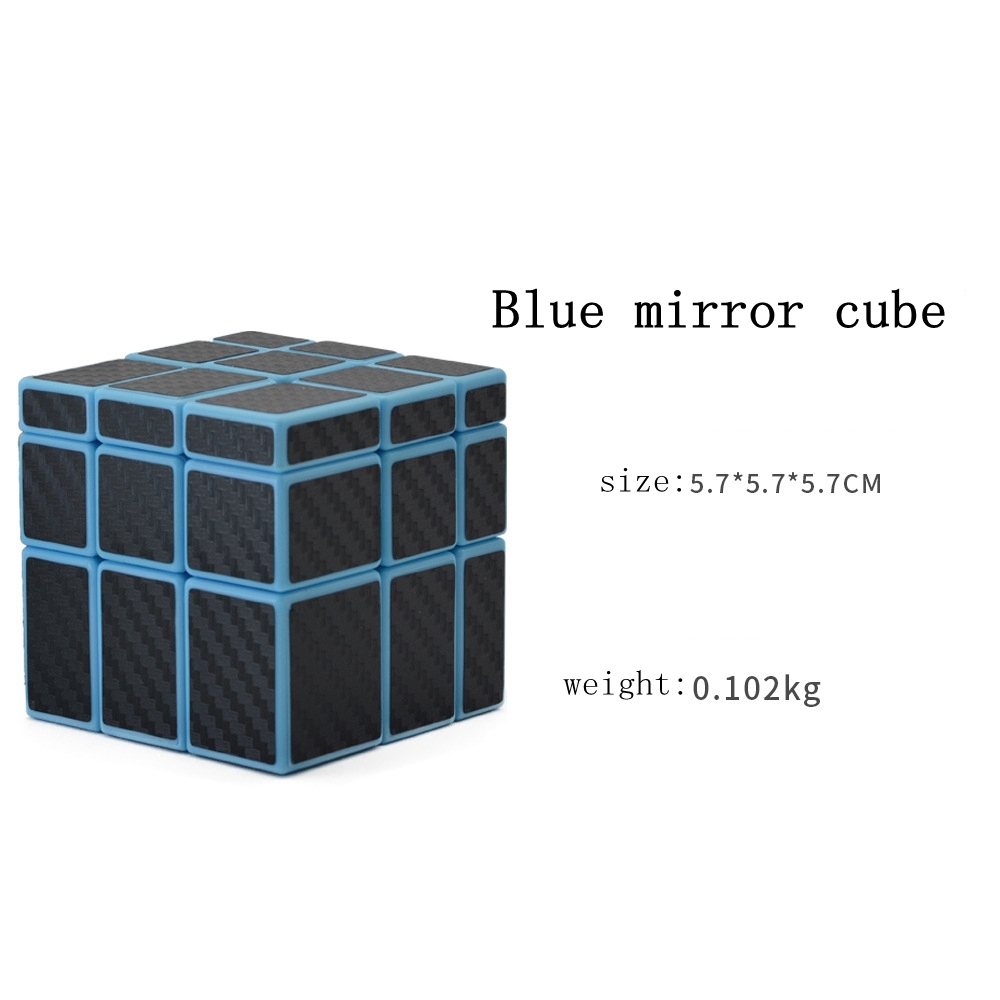 Blue mirror cube