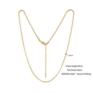Cross-border Exclusive Titanium Steel <strong>Chain</strong> Long-term Non-fading Simple and Versatile, Universal Clavicle <strong>Chain</strong> Wholesale - Product Image 6