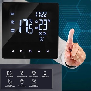 למעלה איכות LCD לתכנות Wifi מערכת רצפת חימום תצוגת מגע מסך טרמוסטט