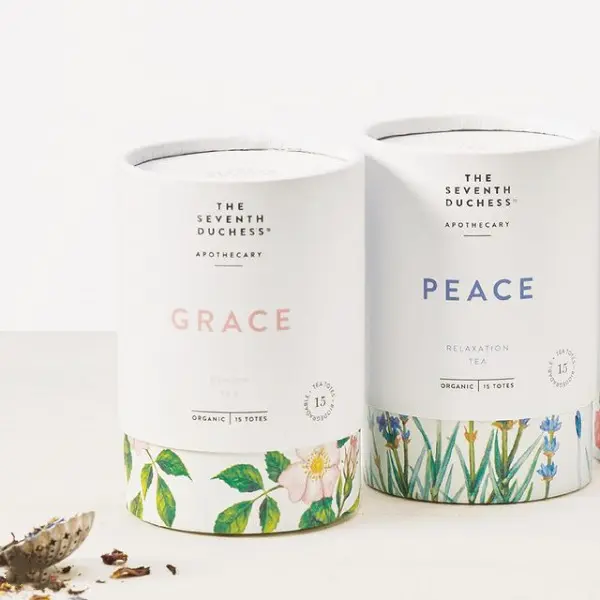 Özel baskı biyobozunur silindir kağıt karton Premium çay teneke kutusu çanta hediye tüp kutusu ambalaj gevşek çay paketi