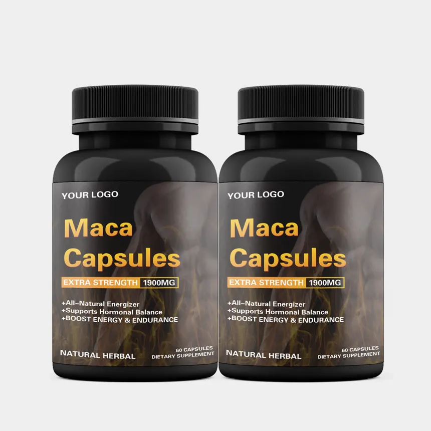 Private label maca capsules contract manufacturing extreme curves maca plus capsules for men
