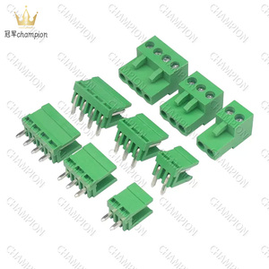 champion A complete set of HT3.96mm <strong>Plug</strong>+<strong>socket</strong> Straight needle bent needle <strong>Plug</strong>-in type <strong>Terminal</strong> <strong>blocks</strong> 2p 3 4 5 6P-12P - Product Image 1
