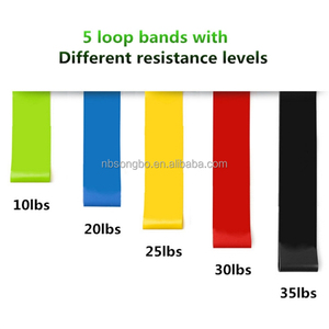 Fitness resistencia deportiva banda elástica cuerpo estiramiento cadera brazo pierna bandas ejercicio bucles - Product Image 3