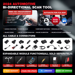 Herramienta de escaneo bidireccional LAUNCH X431 PRO TT con conector DBSCar VII 37 + reinicio ECU codificación en línea clave CANFD IMMO - Product Image 4