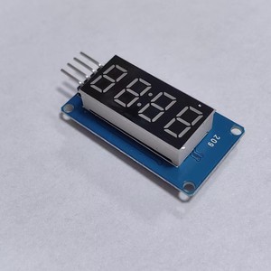 4-stelliges Anzeige modul mit einstellbarer LED-Helligkeit Uhr zubehör Elektronische Module DIY für Arduino
