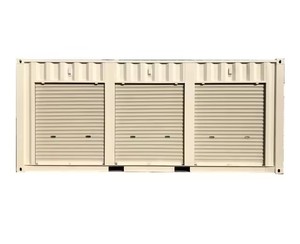 Contenedor de envío de diseño modular con pared divisoria Unidades de autoalmacenamiento de 10 pies y 20 pies a la venta