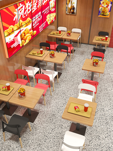 Quán Cà Phê trường học thức ăn nhanh nhà hàng bàn ghế cho cửa hàng bánh burger của <span class=keywords><strong>MacDonald</strong></span> - Product Image 3