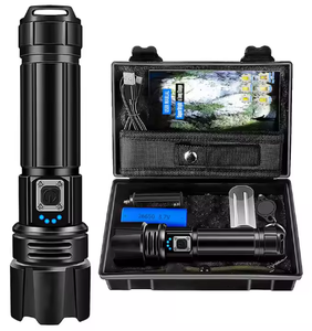 Dài Thời gian làm việc <span class=keywords><strong>mini</strong></span> ngân hàng điện có thể sạc lại an ninh Đèn pin không thấm nước chiến thuật <span class=keywords><strong>Torch</strong></span> phí chỉ số pin hiển thị - Product Image 1