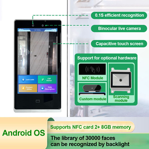 LCD-Bildschirm 8 "Touchscreen Palm Vene Gesichts erkennung Wireless Rk <span class=keywords><strong>Linux</strong></span> Android Tablet Tür zugangs bedienfeld
