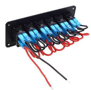 4.8 Amp çift USB kutu muhafaza ile 6 Gang Rocker anahtarı paneli - Product Image 5