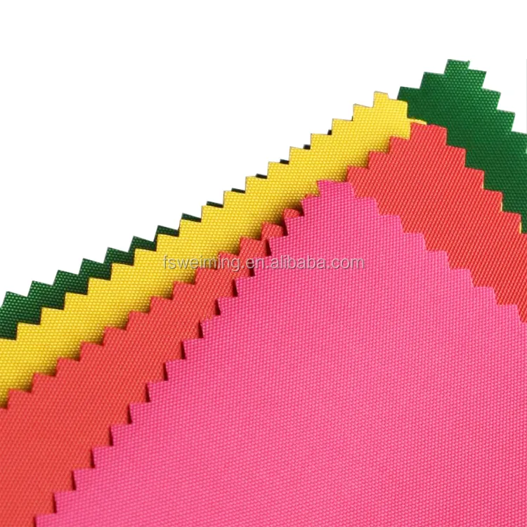 waterproof 420D PVC coated polyester fabric with flat backing