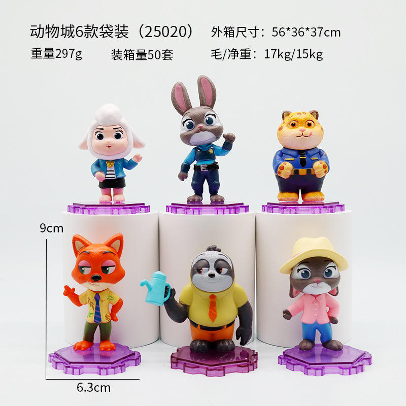 Set de bolsos Zootopia de 6 piezas (25020)