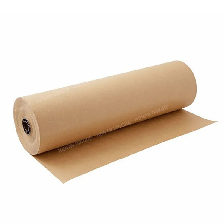 Rouleau de papier Kraft de couleur marron, papier d'emballage Durable pour emballage de cadeaux, projets d'artisanat