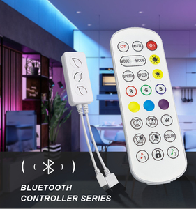 Высокое качество RGB Bluetooth светодиодный контроллер 12 В диммер и пульт дистанционного управления освещением сертифицированный ROHS - Product Image 2