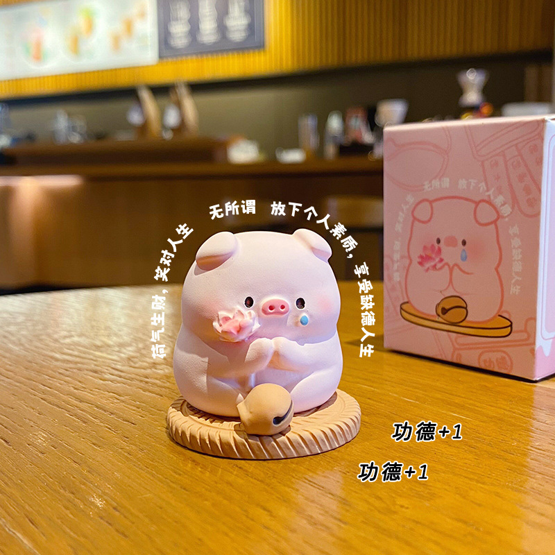 Le petit cochon a vu à travers les illusions du monde.