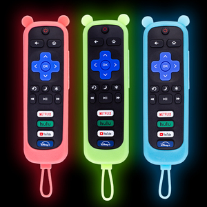 Sevimli kulaklar ile TCL roku sevimli silikon tv uzaktan kumanda kılıfı için - Product Image 1