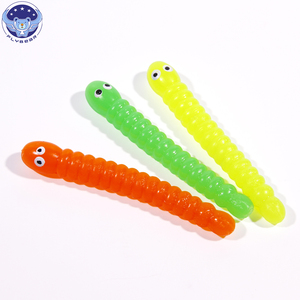 New Cheap Relaxing Sensory Toys for Children Colorful <strong>String</strong> <strong>Fidget</strong> Worm and Caterpillar TPR Material Unisex - Product Image 1