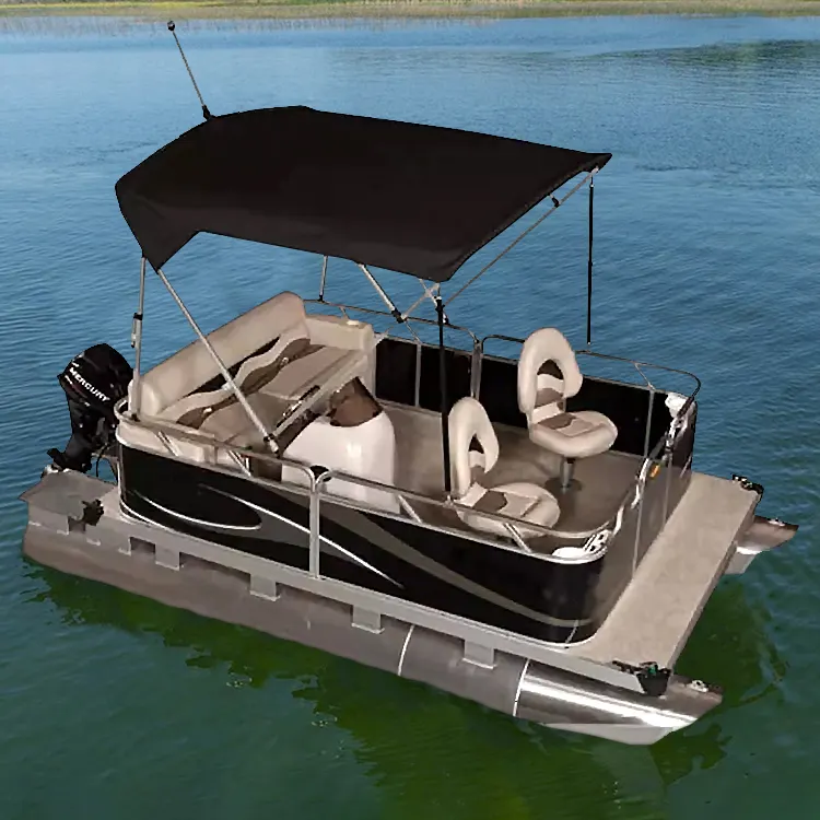 2022 Build 9/10/12/14/16 Foot Personal Custom Small River/ Lake catamaran US Pontoon Boats