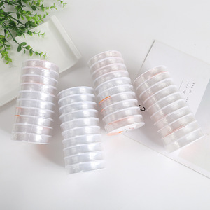10pcs/set 0.4mm-1.0mm <strong>Round</strong> Transparent <strong>Elastic</strong> Crystal Line Bracelet <strong>String</strong> Fishing Line for Beads Jewelry Making - Product Image 2