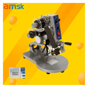 DY-8 macchina per la codifica della data del nastro termico a impulsi manuale semiautomatico per l'imballaggio di carta con numero di lotto di stampa data di produzione - Product Image 1