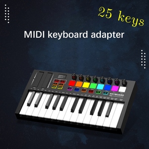 Controlador de teclado MIDI de 25 teclas, Audio electrónico profesional, arreglo portátil inteligente, teclado de Piano - Product Image 3
