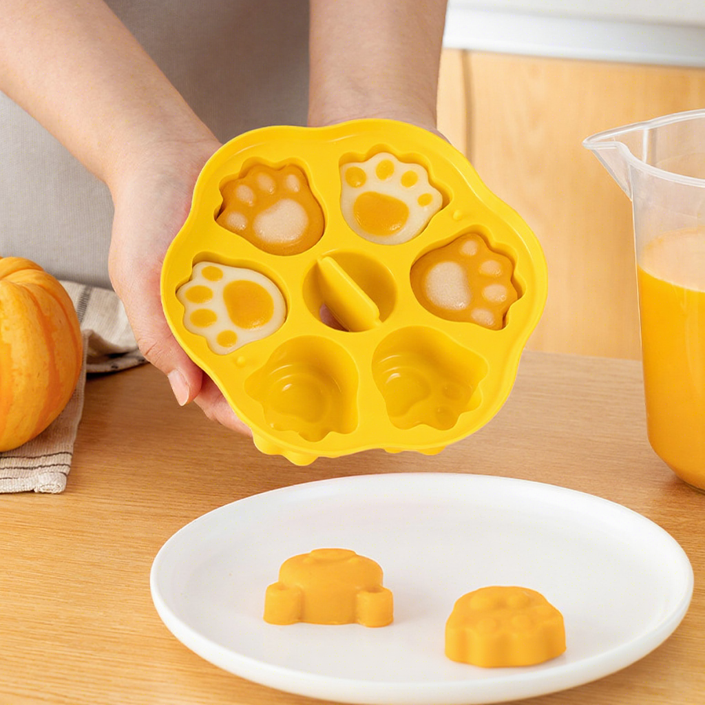 Yellow-cat paw-with lid