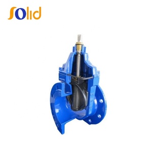 DIN3352 F4 Pn16弹性阀座铸铁水法兰型闸阀出厂价格 - Product Image 3