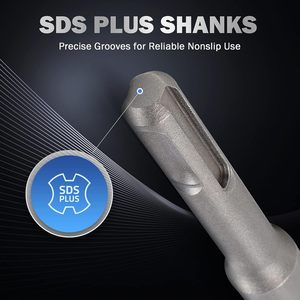 Broca de martelo rotativo para concreto, scalper de ponta plana para pedreiras, broca de cinzel SDS Plus, ferramenta para azulejos