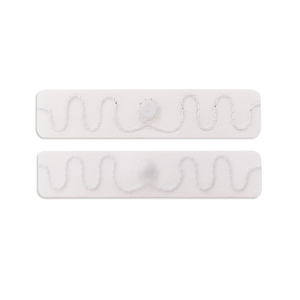 Transpondedor de Chip de lavandería UHF 70*15mm etiquetas RFID textiles estampado en caliente código de barras imprimible código QR lavable para ropa 860-960MHz - Product Image 1