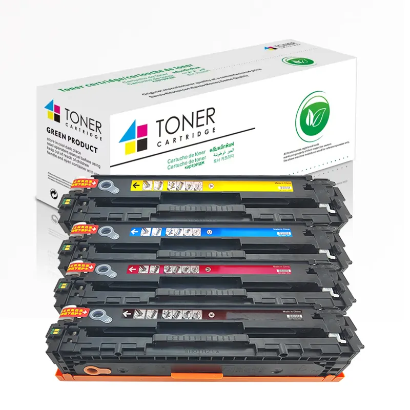 Alta qualidade a cores impressora a laser cartucho compatível sagacidade HP LaserJet Pro CP1215 CM1312 CP1515n 125A CB540A cartucho de toner tambor