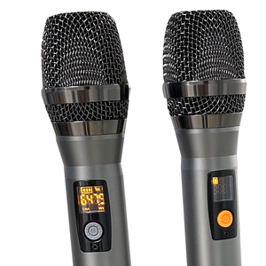 Amplificador de potencia de sistema de audio PA profesional con 2 micrófonos inalámbricos UHF Potencia de salida 100 a 1000W Fábrica