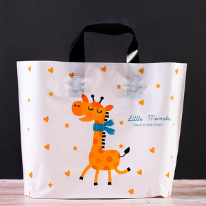 קידום מכירות tote תיק הדפסה מותאם אישית לוגו מודפס נייר אריזה עם ידית לולאה רכה
