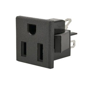 15A 125V NEMA5-15R支持定制高品质电源插座大功率插座三针三孔方形UL插座