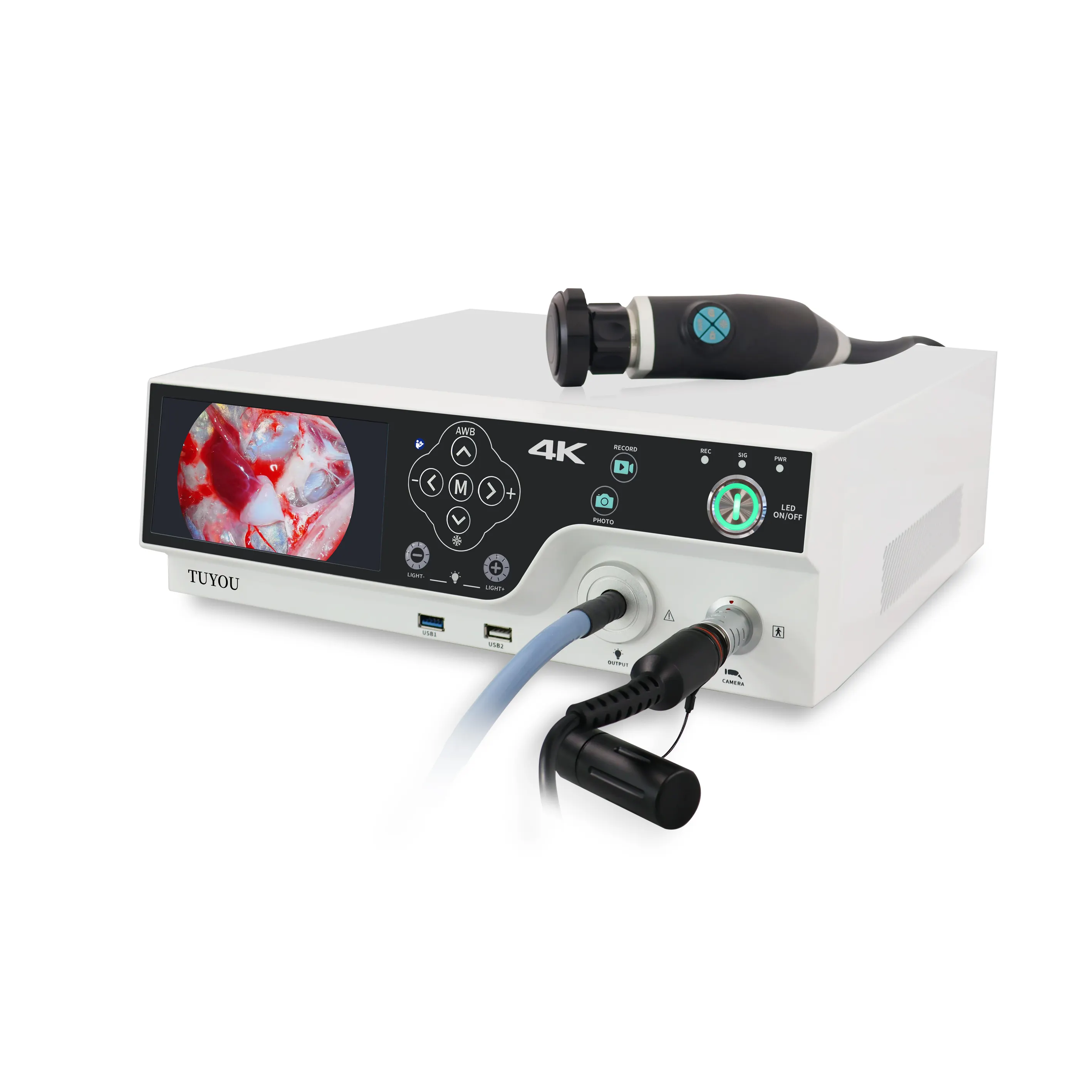 4K hoch auflösende Endoskopie kamera Video Endoskopie mit LED-Lichtquelle