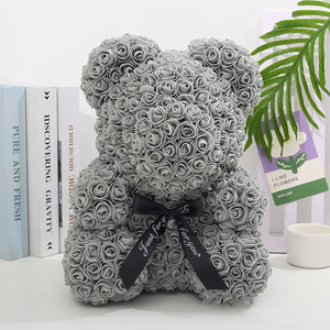 Best Selling Rose <strong>Bears</strong> <strong>in</strong> Gift <strong>Box</strong> 25cm Foam Rose Flower Teddy <strong>Bears</strong> for Valentine Day Gift Flower <strong>Bears</strong> Top Quality