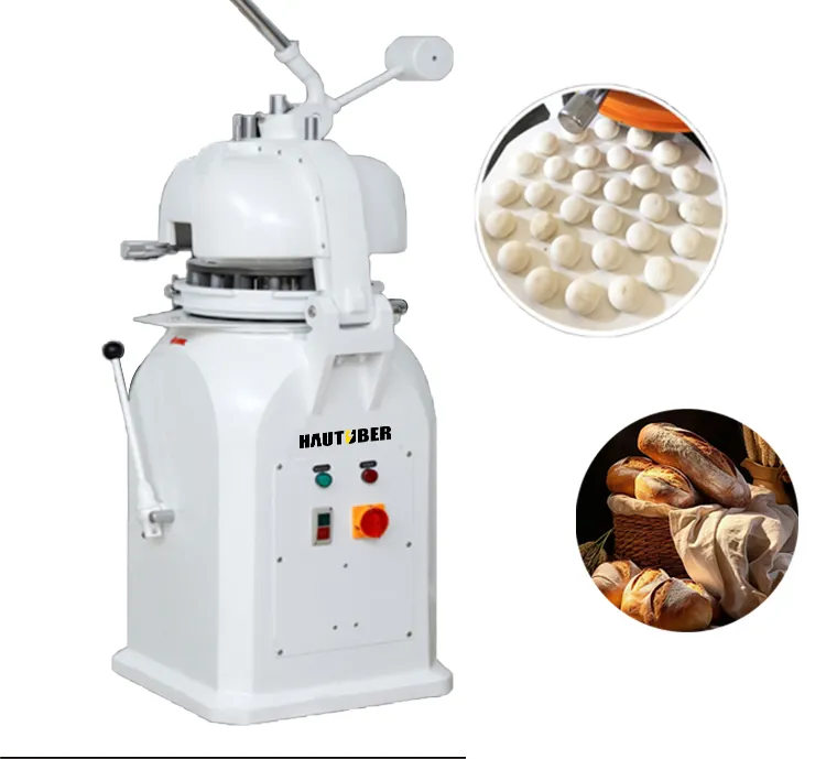 Hochwertige Bäckerei Runde Brot Brötchen Pizza Automatische Big Dough Rounder und Teiler Maschine